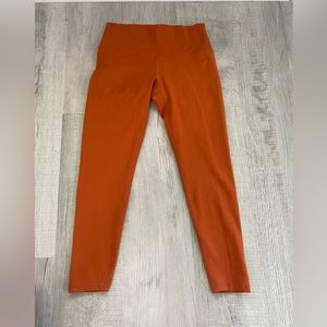Orange Fleo Leggings Size Large
